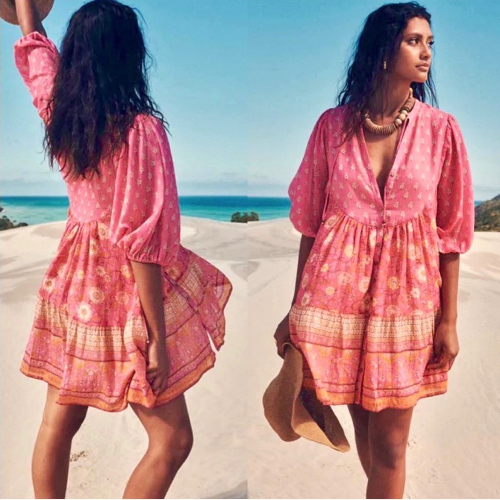 ⭐️Spell & The Gypsy Utopia flamingo mini dress⭐️⭐️